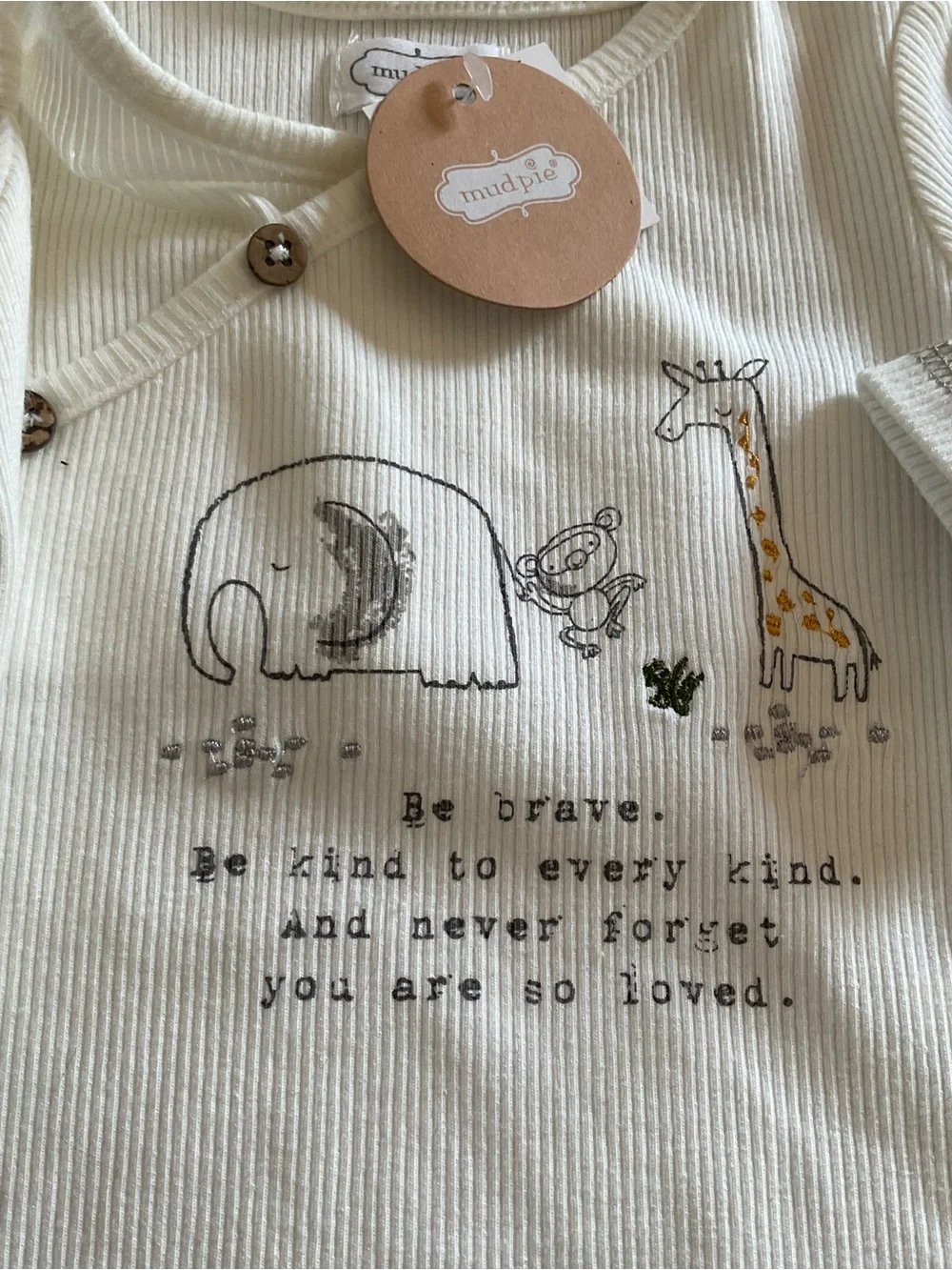 Mud Pie Neutral Safari Dreams Newborn Take-Me-Home Set, 0-3 Mos.